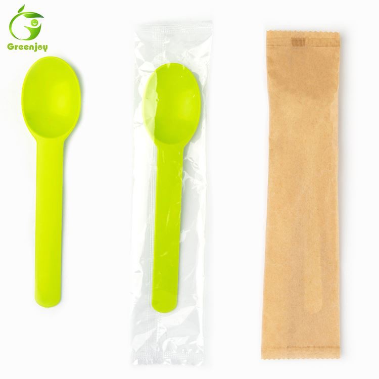 disposable yogurt spoon PP+ cornstarch (6)