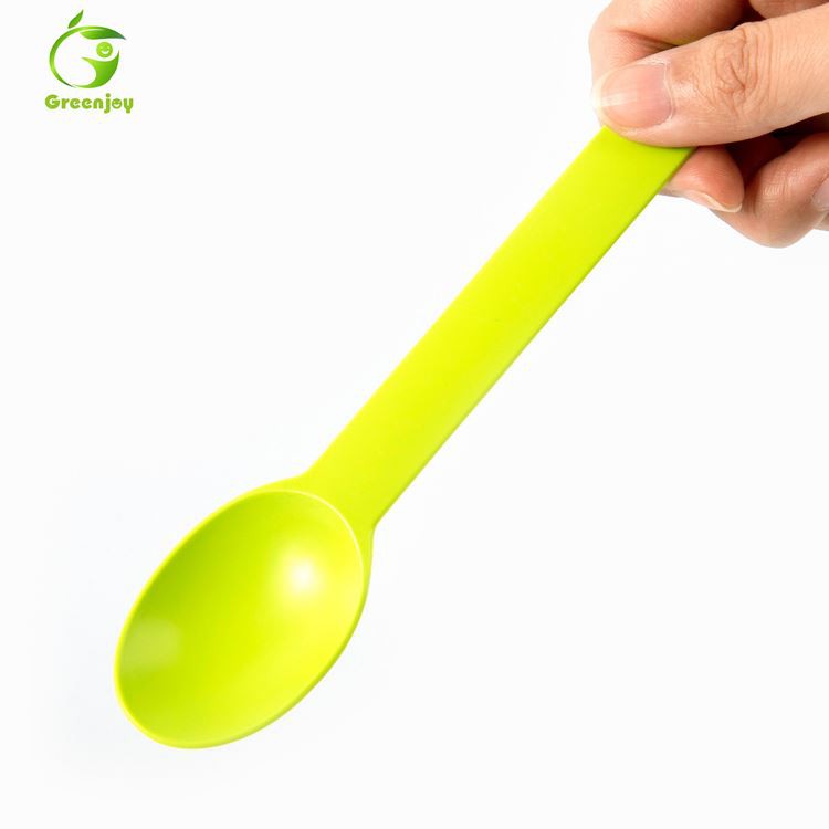 disposable yogurt spoon PP+ cornstarch (5)