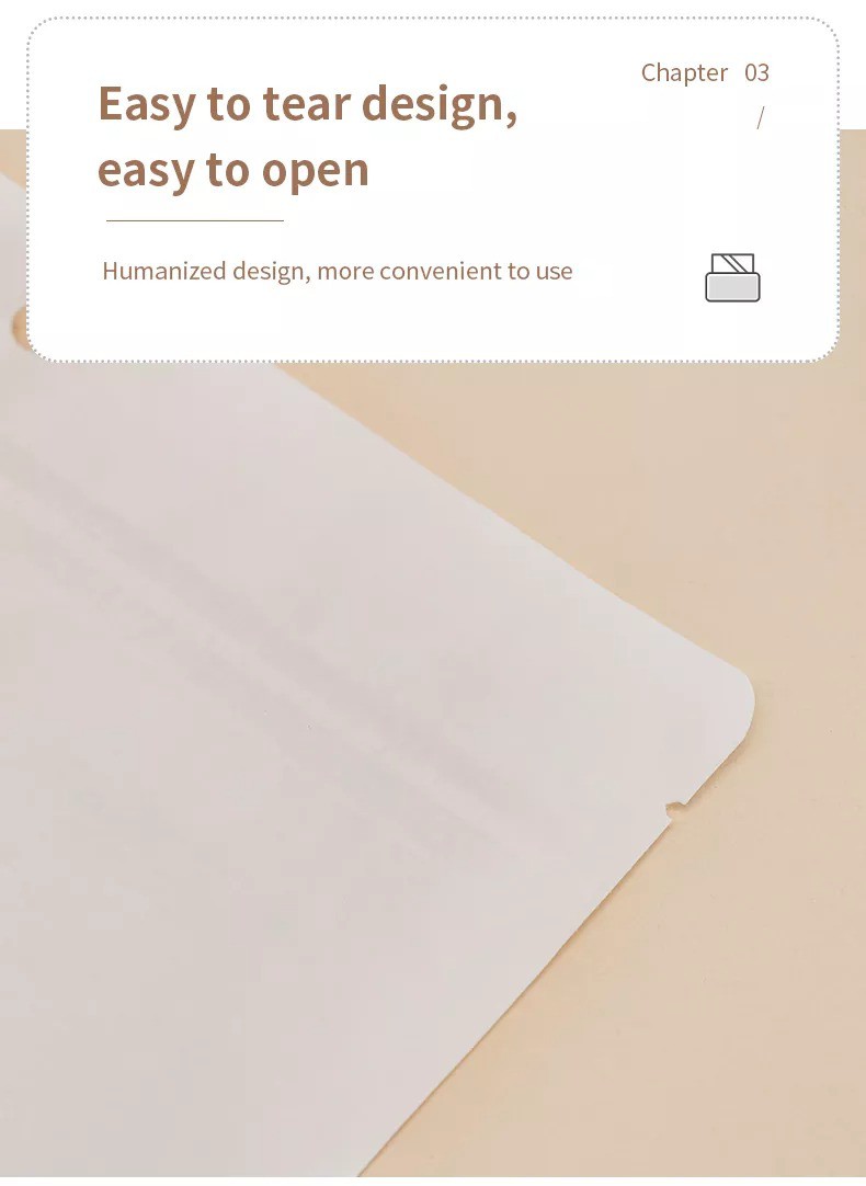 Wholesale Custom Logo Frosted Plastic Storage Bag Performance 3