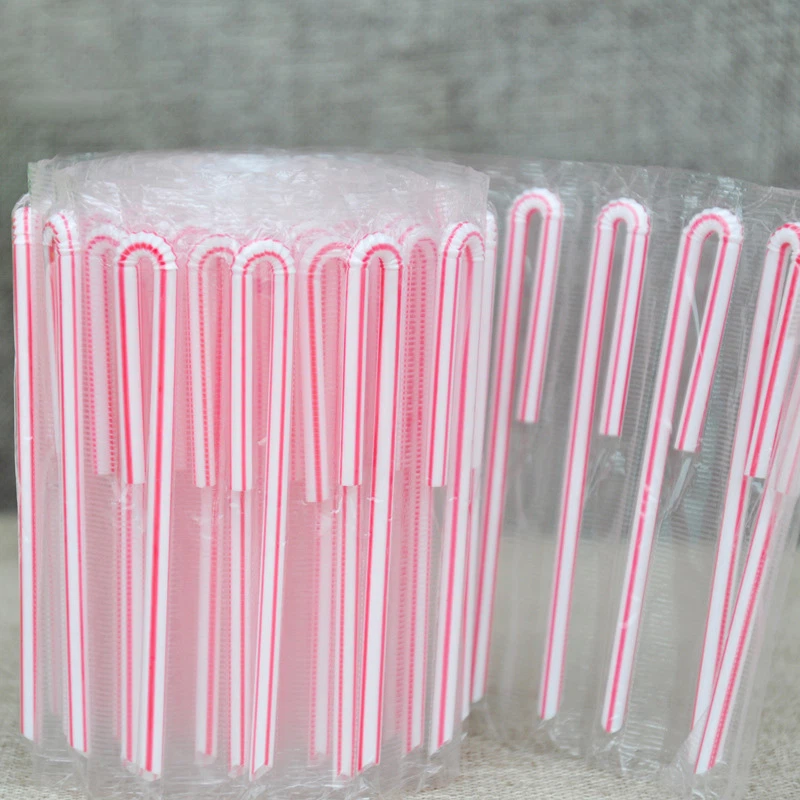 Compostable U - Style Drinking Straw 3 Compostable U - Style Drinking Straw 3