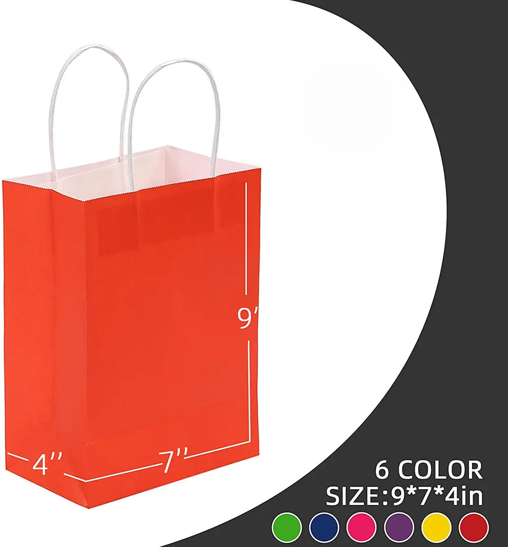 Assorted Paper Bag with Handle - size