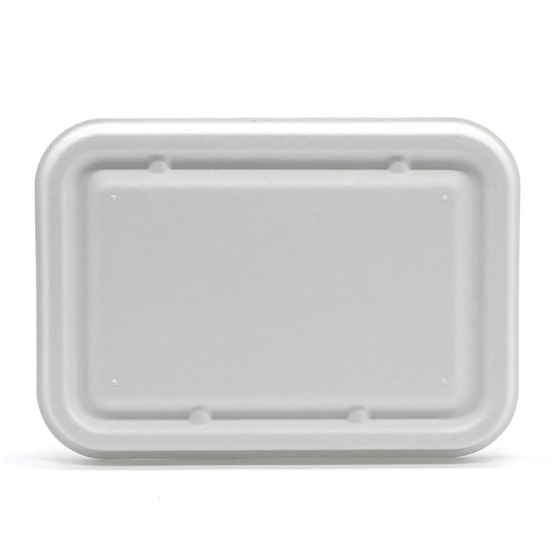 Disposable Sugarcane pulp 450ml Lunch Box - top Disposable Sugarcane pulp 450ml Lunch Box - top