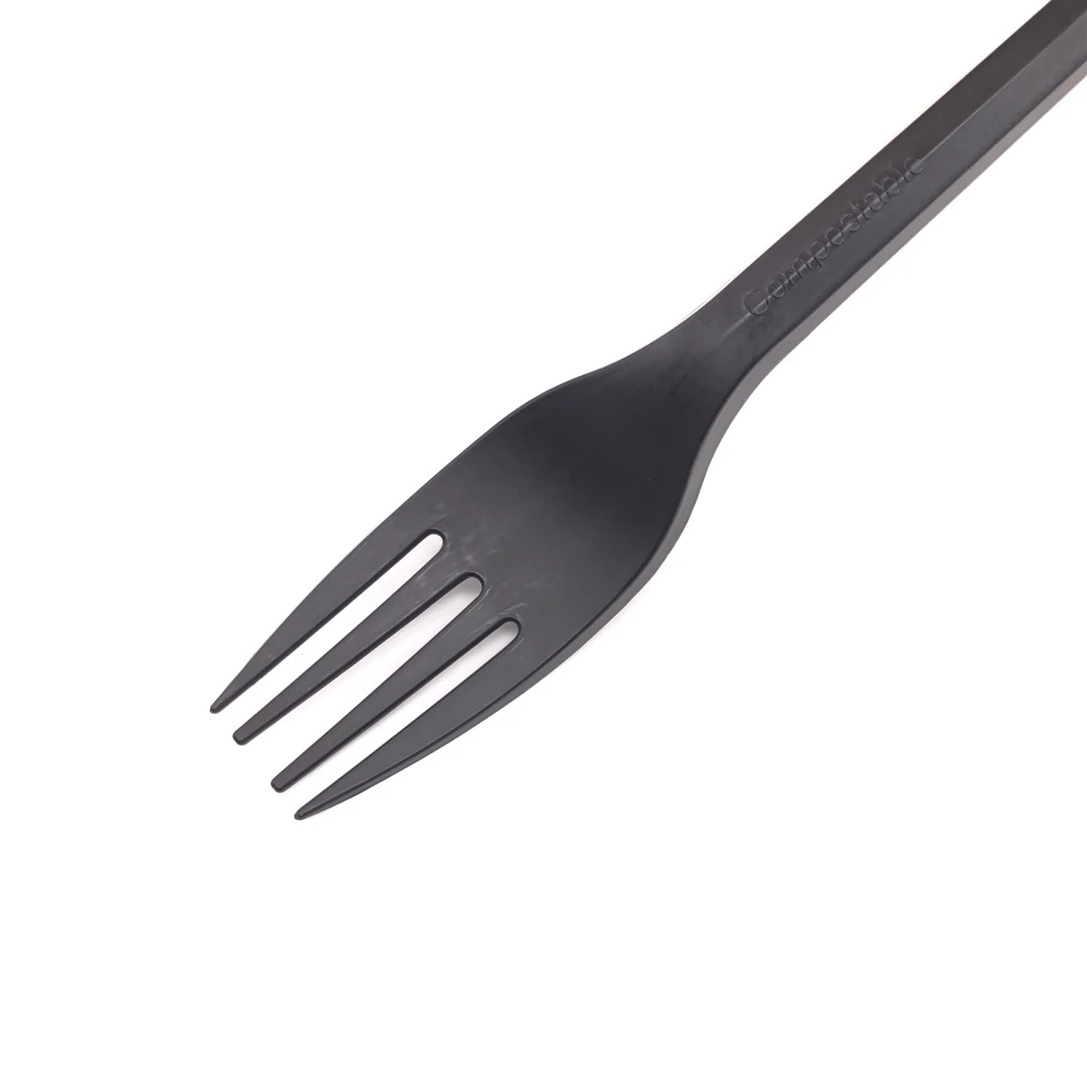 Biodegradable CPLA Black Cutlery 6 Inch - Fork Biodegradable CPLA Black Cutlery 6 Inch - Fork