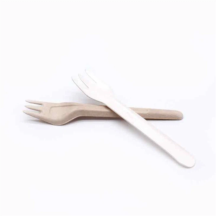 Compostable Sugarcane Paper Fork Knife Spoon