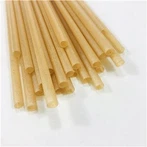 Biodegradable Bagasse Pulp Straws Wrapped Bubble