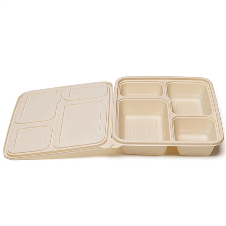 Takeaway 4 Compartment Corn Starch Lunch Box