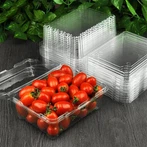 Compostable Clamshell PLA Transparent Fruit Box