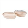 Disposable Bagasse Salad Container With Lid
