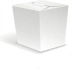Disposable White Kraft Paper Takeout Box