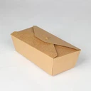 Iodegradable Disposable Kraft Paper Boxes Takeaway Food Packaging Container