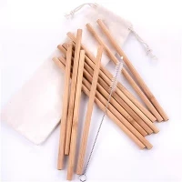 Biodegradable Organic Natural Bamboo Straw