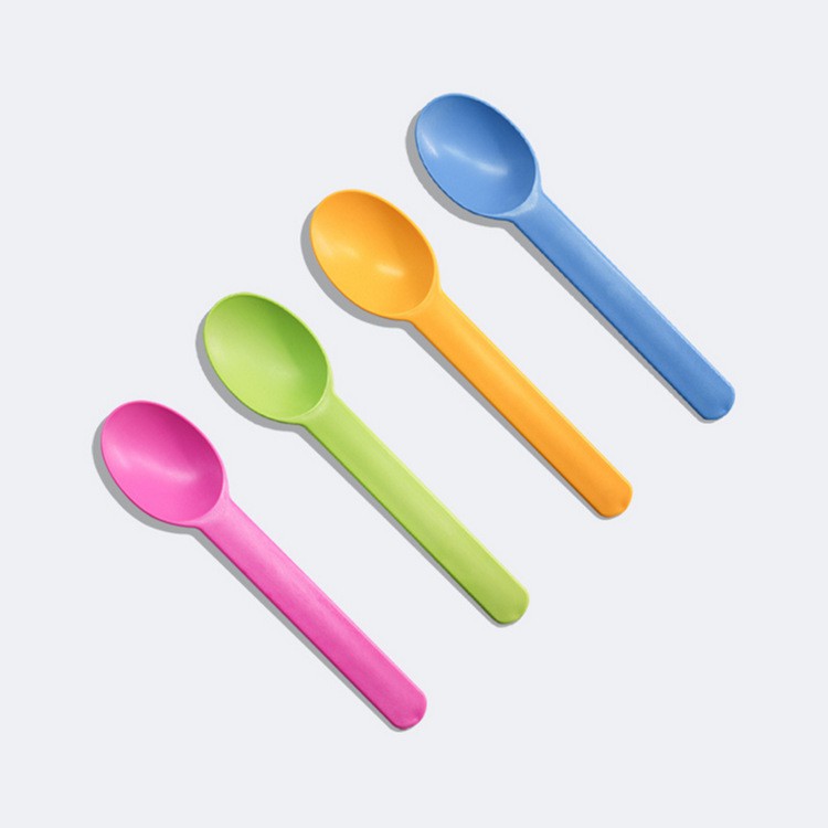 Compostable Corn Starch Small Dessert Spoon 1 Compostable Corn Starch Small Dessert Spoon 1
