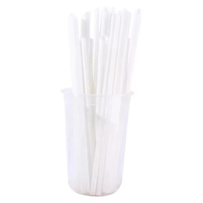 Biodegradable PLA Straws For Party Boba Tea With Custom Logo 190mm/230mm factory