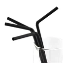 Diposable Black Cocktail PLA Polylactic Acid Straws